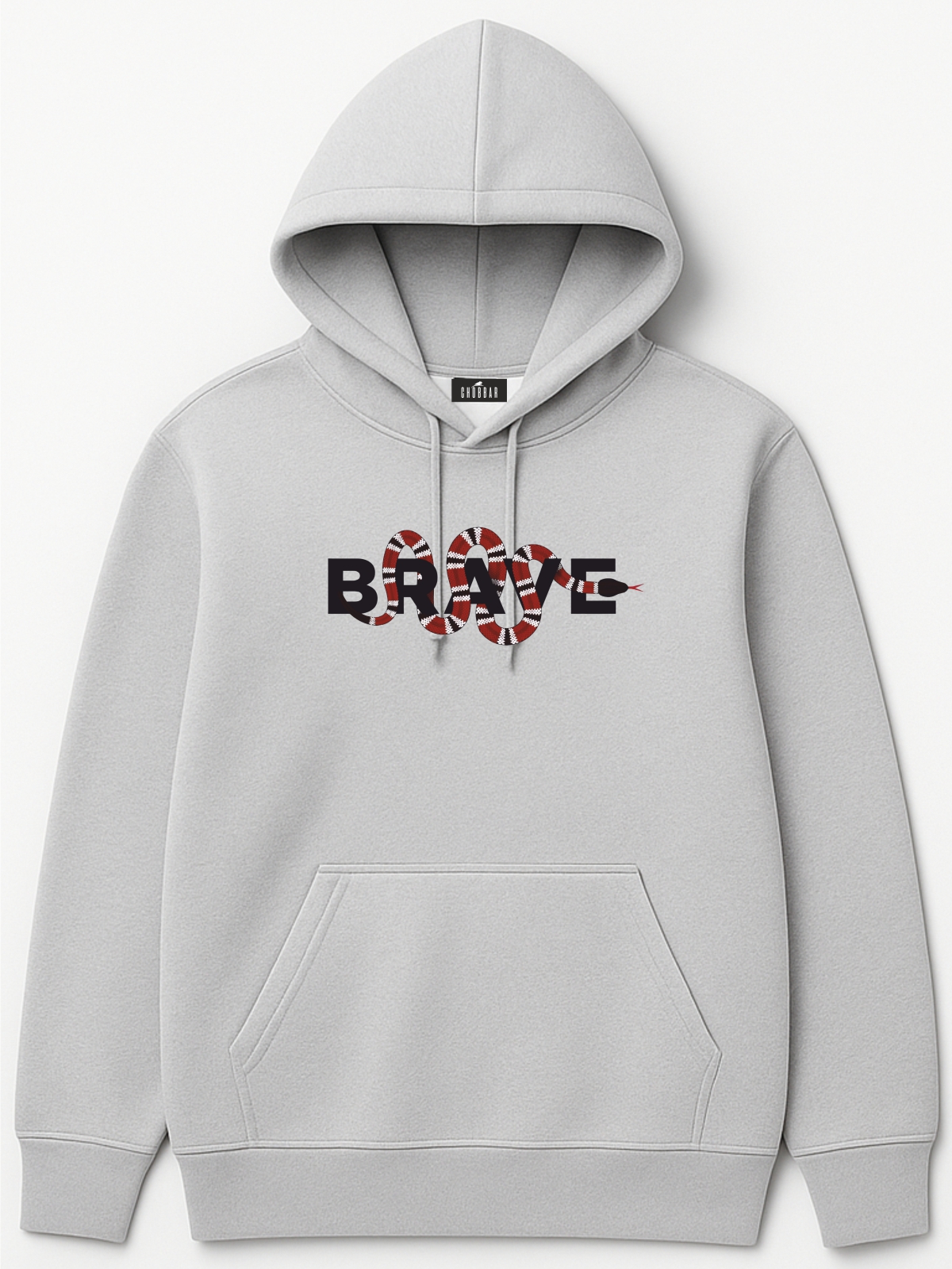 Gray Brave Hoodie - Hover