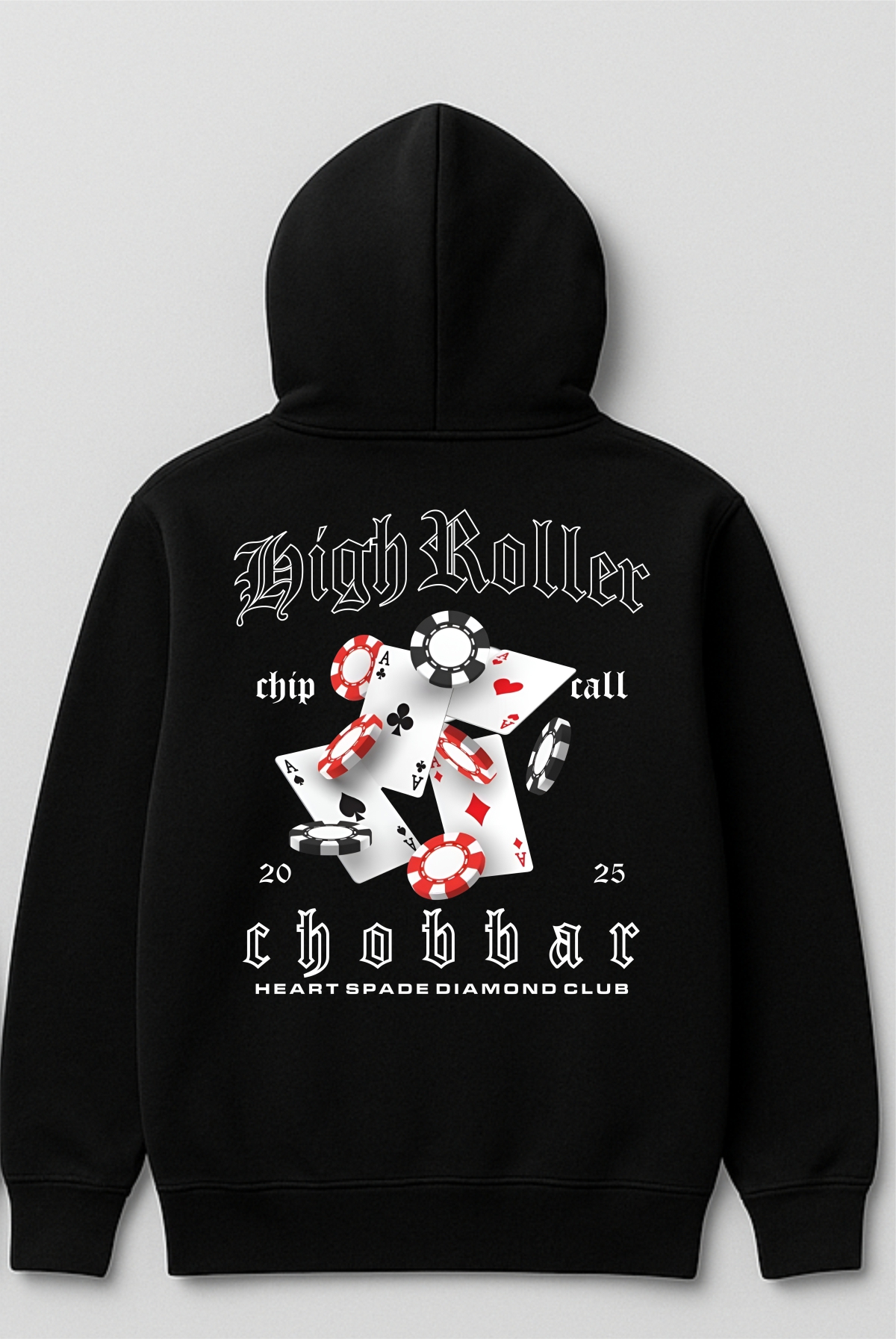 Black High Roller Hoodie
